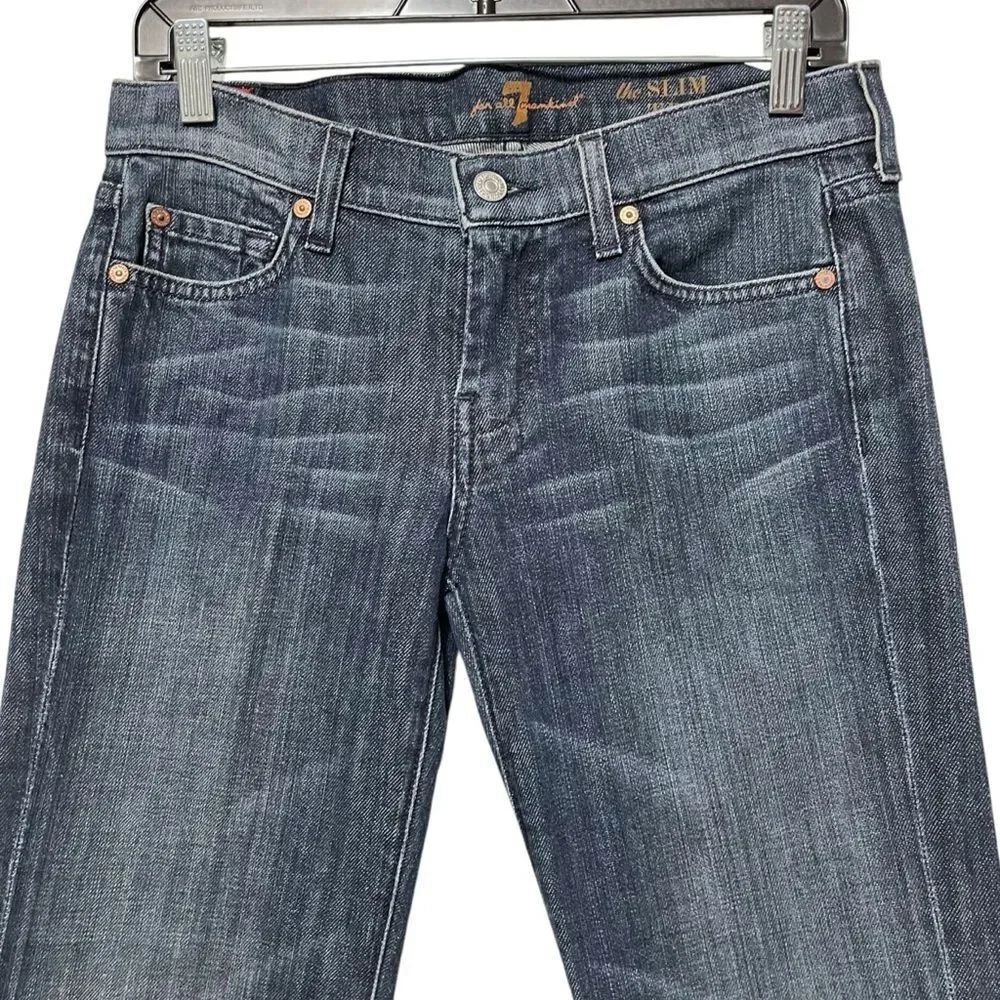 7FAM The Slim Trouser Jeans 27 - Picture 2 of 7